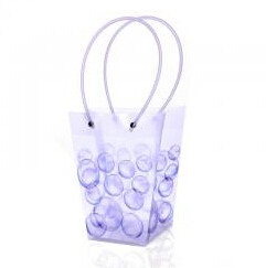 Eco, das freundlich ist, fertigen Blume Carry Bags Printing besonders an pp., der mit dem Hängen für Topfpflanze Plastik ist