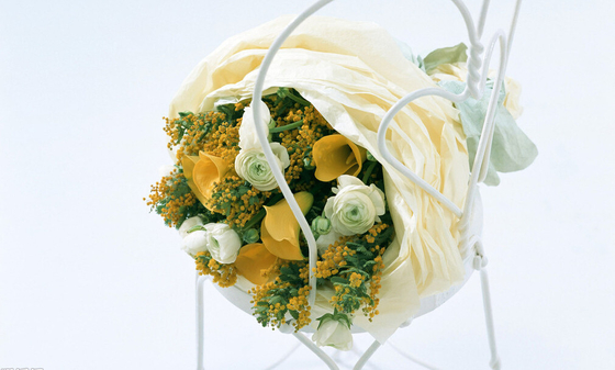 Hochzeits-Geschenk-bunter Blumen-Ärmel-nichtgewebtes Packpapier, das Blatt einwickelt