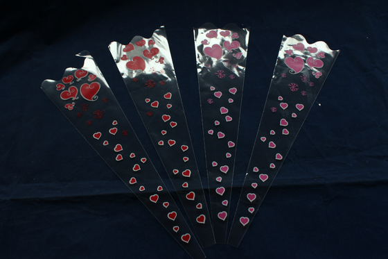Kleine einzelne Rose Sleeves Dreieck-Tasche, einzelne Rosen-Rohre für frische Blumen Verpacken