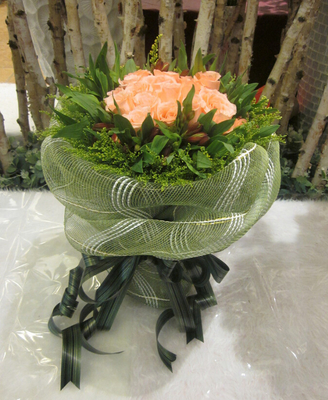 Kundenspezifisches Blumen-Organza-Geschenk sackt Verpackungs-Blatt-Verpackungs-Gewebe Rolls ein